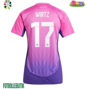 Tyskland Florian Wirtz #17 Bortatröja Kvinnor EM 2024 Kortärmad